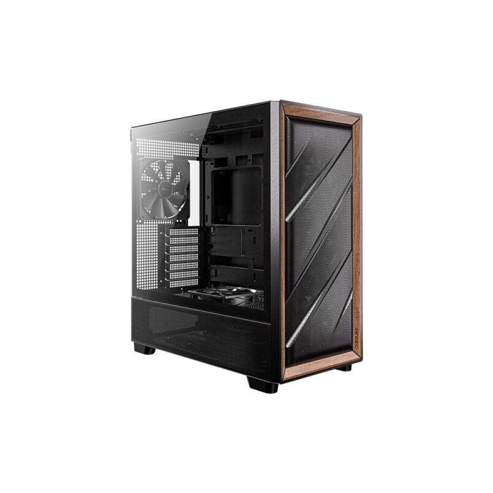 Antec - 0-761345-10133-2 carcasa de ordenador Midi Tower Negro, Madera