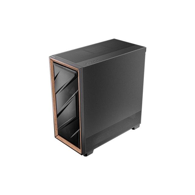 Antec - 0-761345-10133-2 carcasa de ordenador Midi Tower Negro, Madera