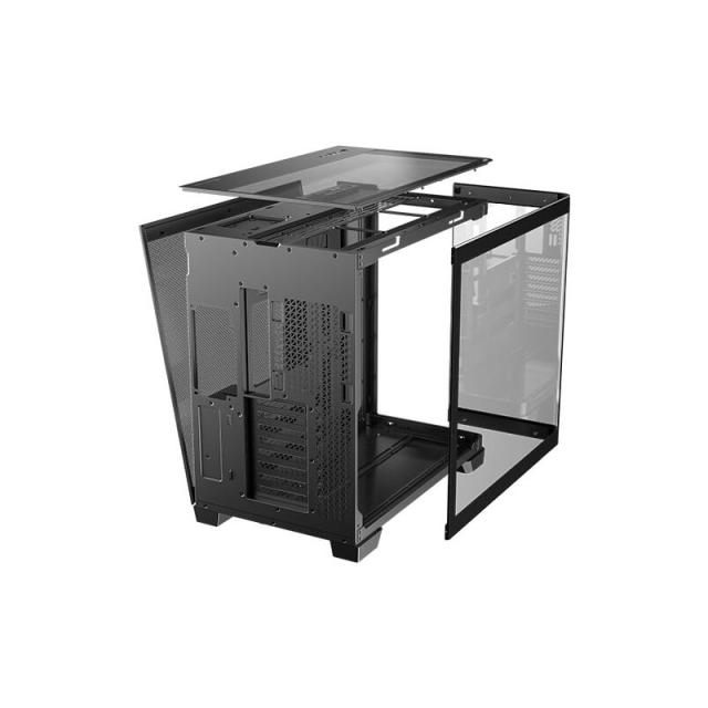 Antec - C8 Curve Wood Full Tower Negro, Transparente, Madera
