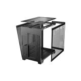 Antec - C8 Curve Wood Full Tower Negro, Transparente, Madera