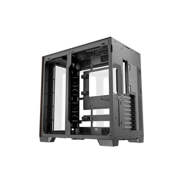 Antec - C8 Curve Wood Full Tower Negro, Transparente, Madera