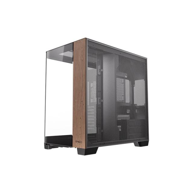 Antec - C8 Curve Wood Full Tower Negro, Transparente, Madera