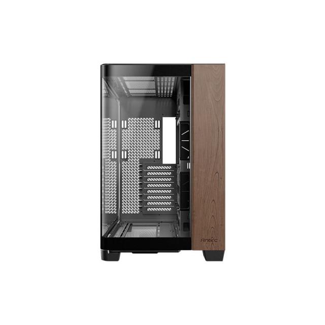 Antec - C8 Curve Wood Full Tower Negro, Transparente, Madera