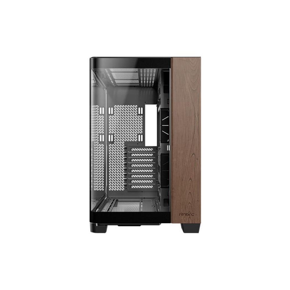 Antec - C8 Curve Wood Full Tower Negro, Transparente, Madera