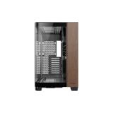 Antec - C8 Curve Wood Full Tower Negro, Transparente, Madera