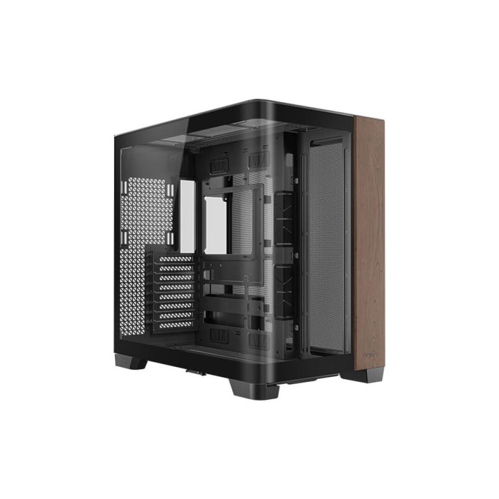 Antec - C8 Curve Wood Full Tower Negro, Transparente, Madera