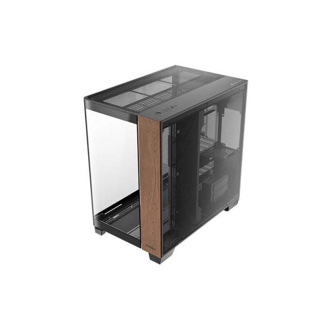 Antec - C8 Curve Wood Full Tower Negro, Transparente, Madera