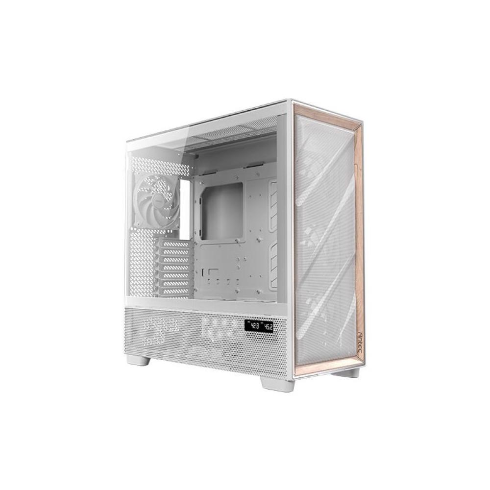 Antec - FLUX PRO White EUV Full Tower Blanco, Madera