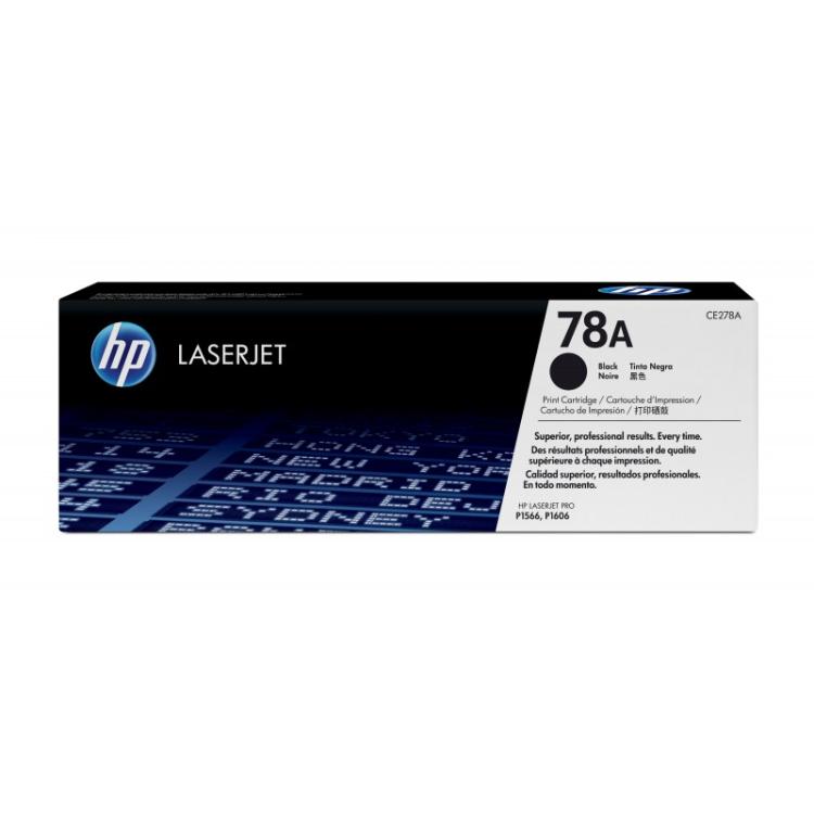 HP - Cartucho de tóner original LaserJet 78A negro