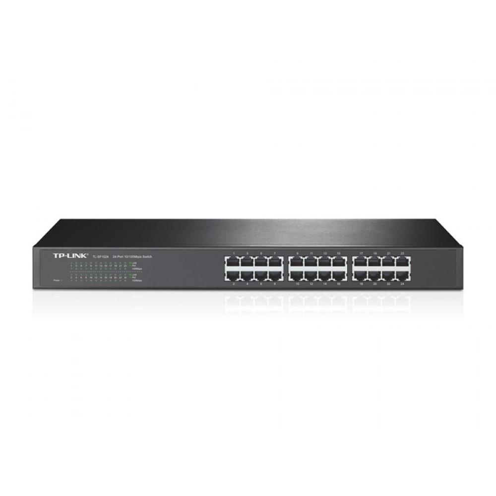 TP-Link - TL-SF1024 No administrado Fast Ethernet (10/100) 1U Gris