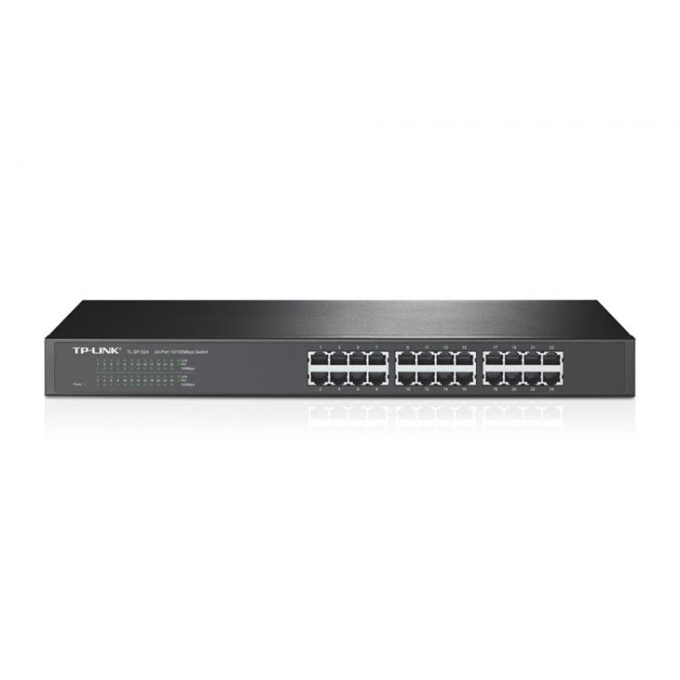 TP-Link - TL-SF1024 No administrado Fast Ethernet (10/100) 1U Gris