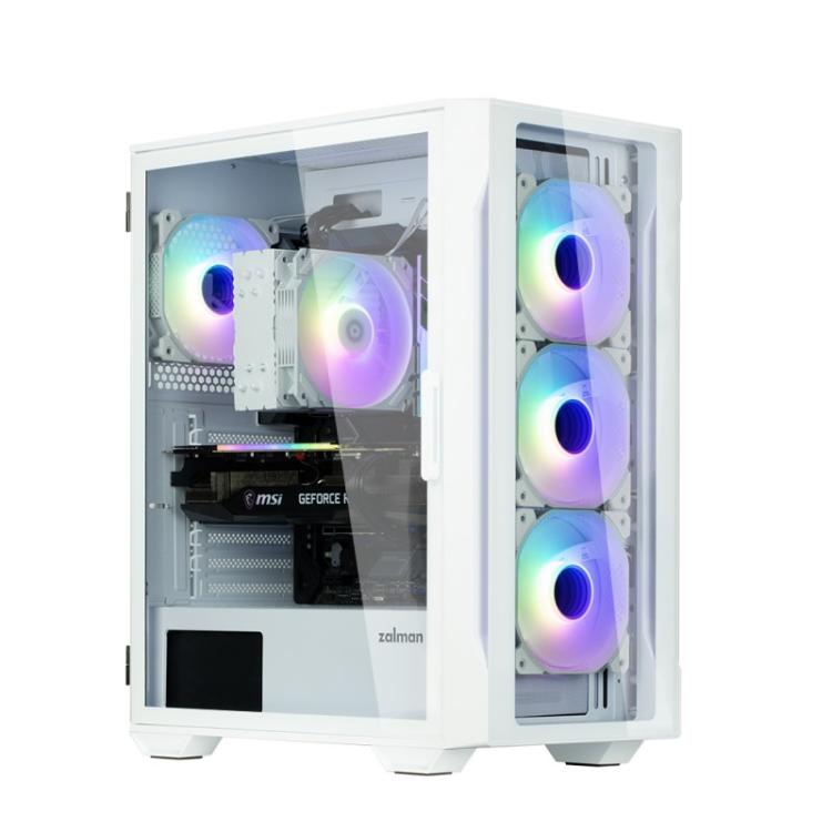 Zalman - I3 NEO TG WHITE carcasa de ordenador Midi Tower Blanco