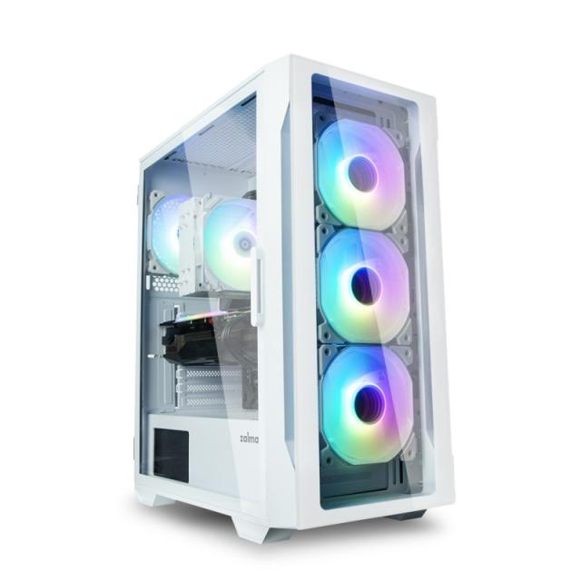 Zalman - I3 NEO TG WHITE carcasa de ordenador Midi Tower Blanco