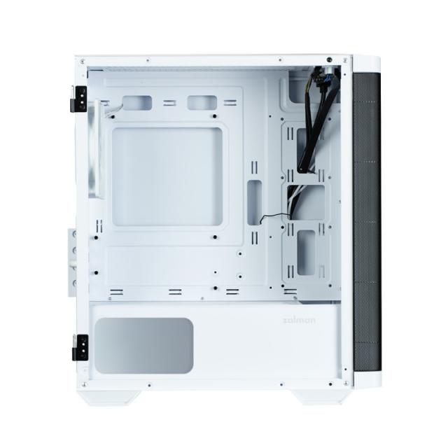 Zalman - M4 WHITE carcasa de ordenador Mini Tower Negro, Blanco