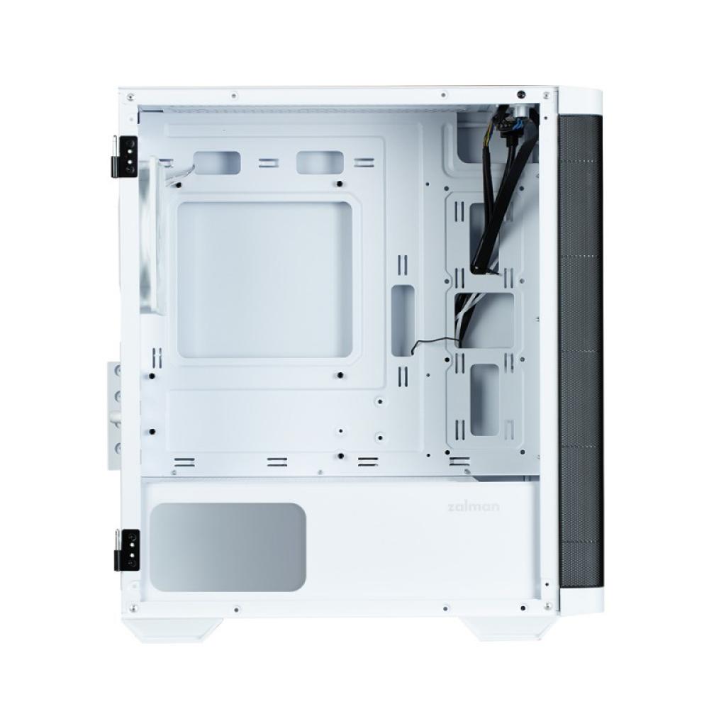 Zalman - M4 WHITE carcasa de ordenador Mini Tower Negro, Blanco