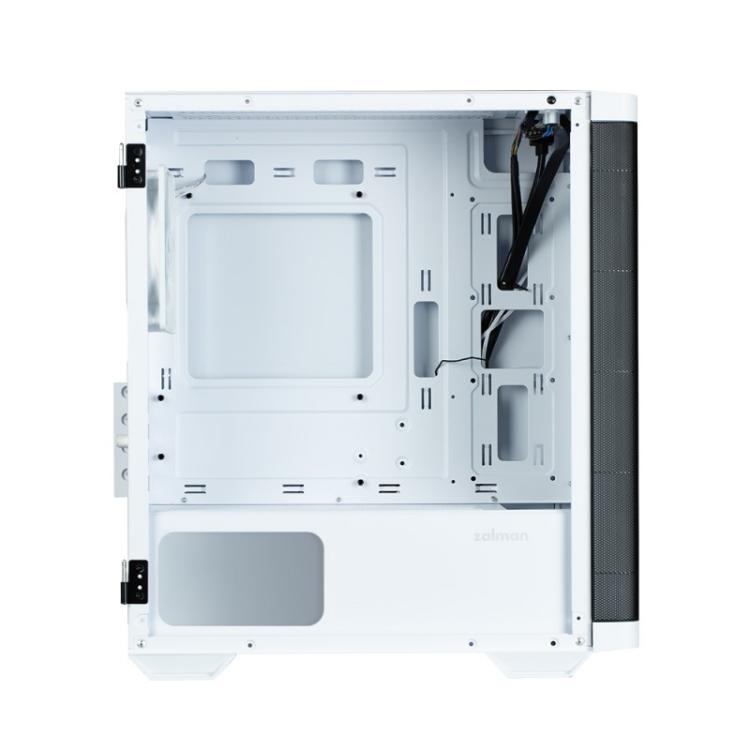 Zalman - M4 WHITE carcasa de ordenador Mini Tower Negro, Blanco