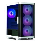 Zalman - M4 WHITE carcasa de ordenador Mini Tower Negro, Blanco