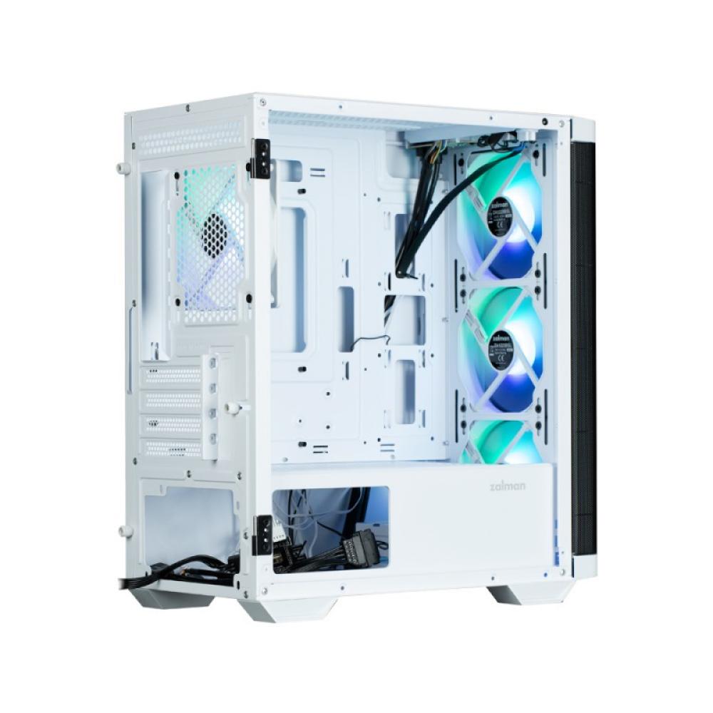 Zalman - M4 WHITE carcasa de ordenador Mini Tower Negro, Blanco