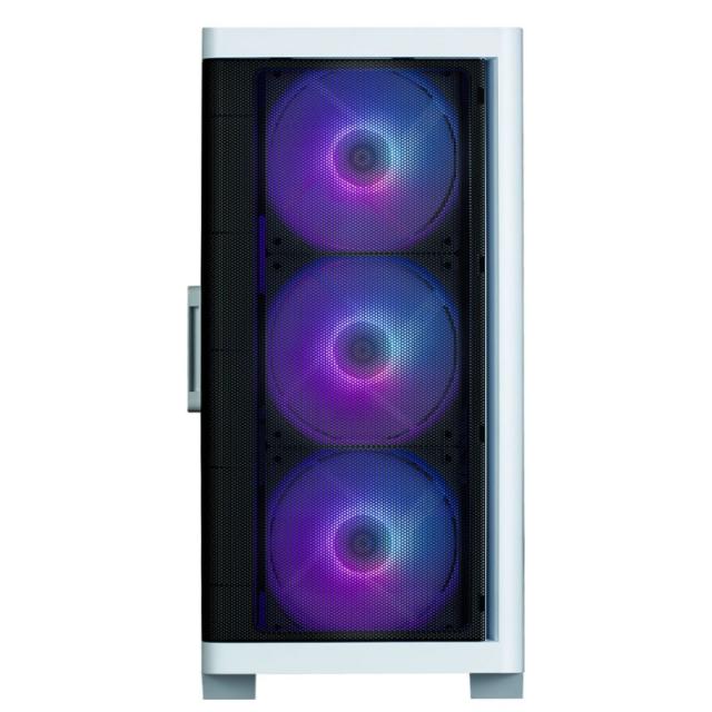 Zalman - M4 WHITE carcasa de ordenador Mini Tower Negro, Blanco