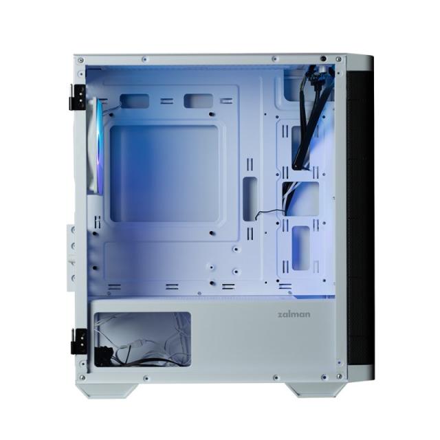 Zalman - M4 WHITE carcasa de ordenador Mini Tower Negro, Blanco