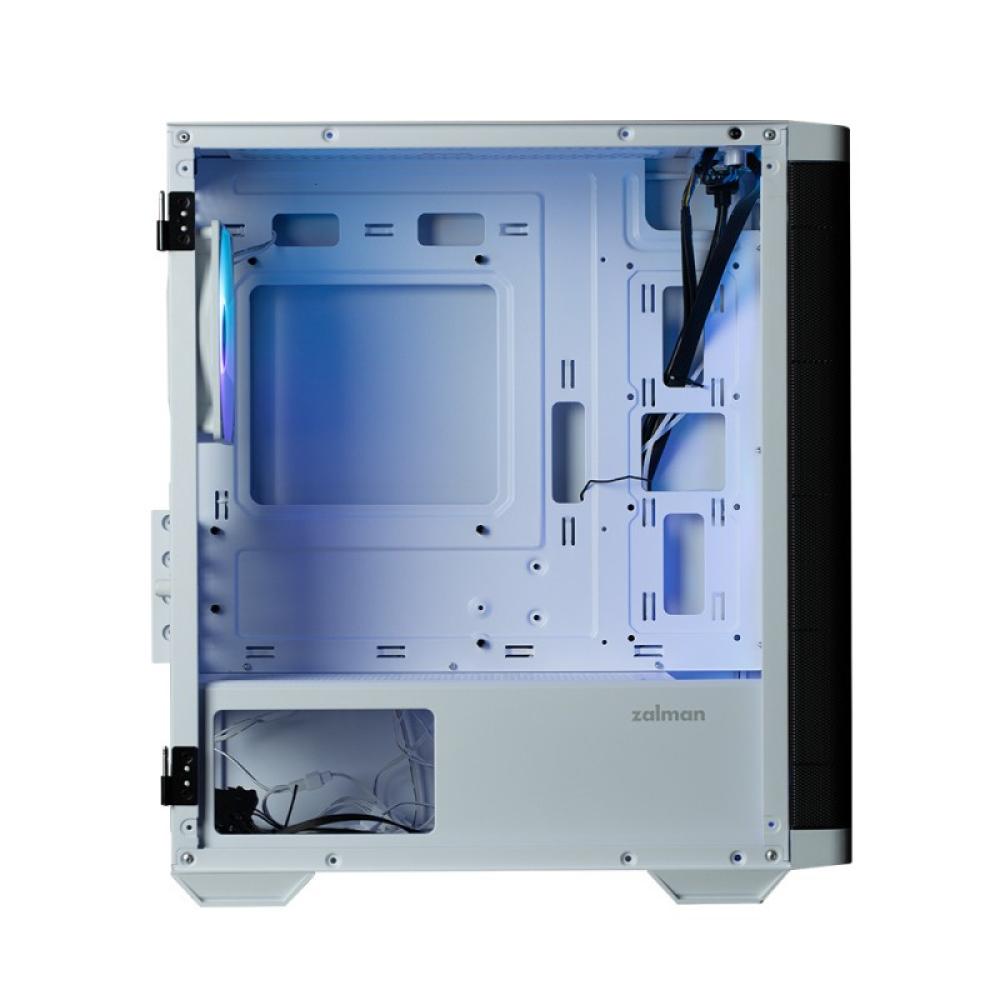 Zalman - M4 WHITE carcasa de ordenador Mini Tower Negro, Blanco