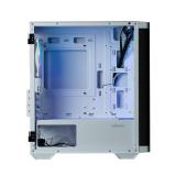 Zalman - M4 WHITE carcasa de ordenador Mini Tower Negro, Blanco