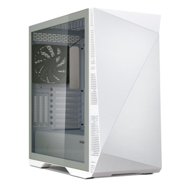 Zalman - Z9 Iceberg ATX Mid Tower PC Case, White fan Midi Tower Blanco