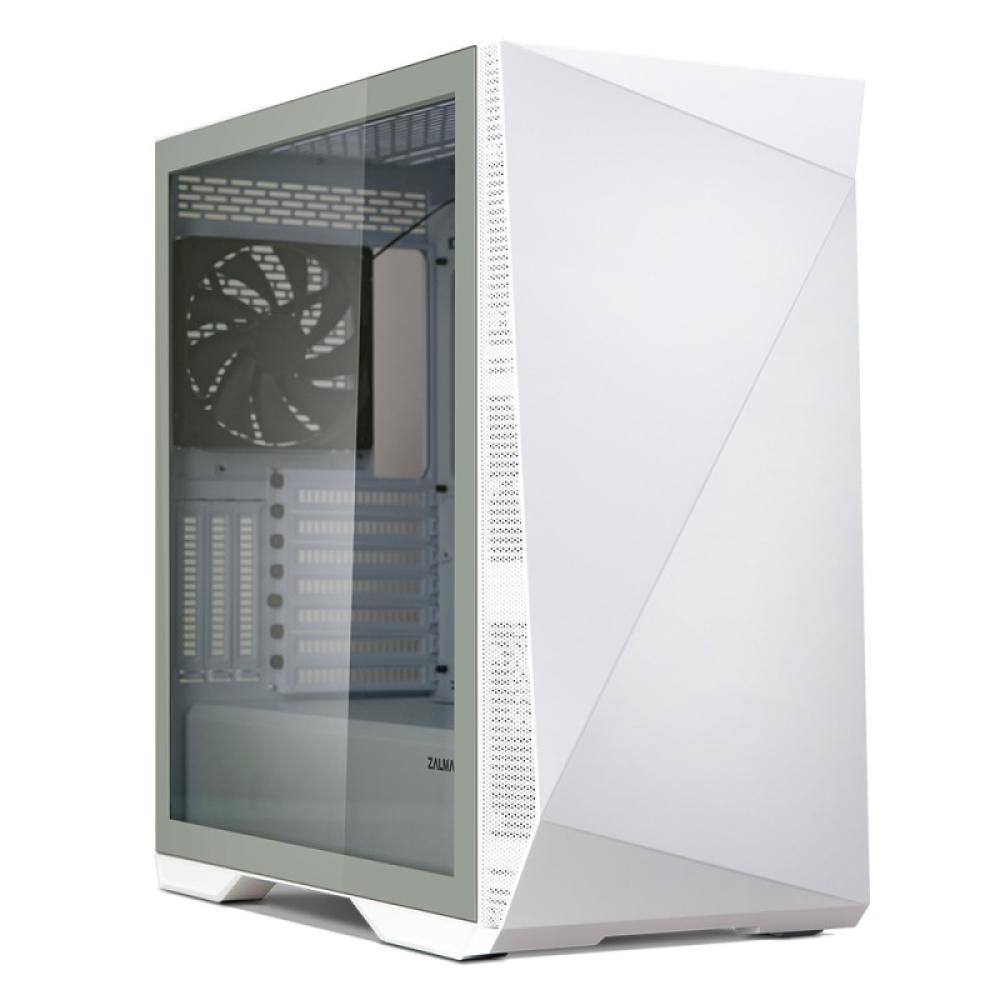 Zalman - Z9 Iceberg ATX Mid Tower PC Case, White fan Midi Tower Blanco