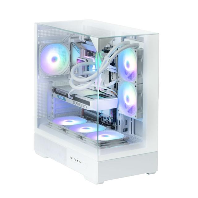 Zalman - P40 Prism White Midi Tower Blanco