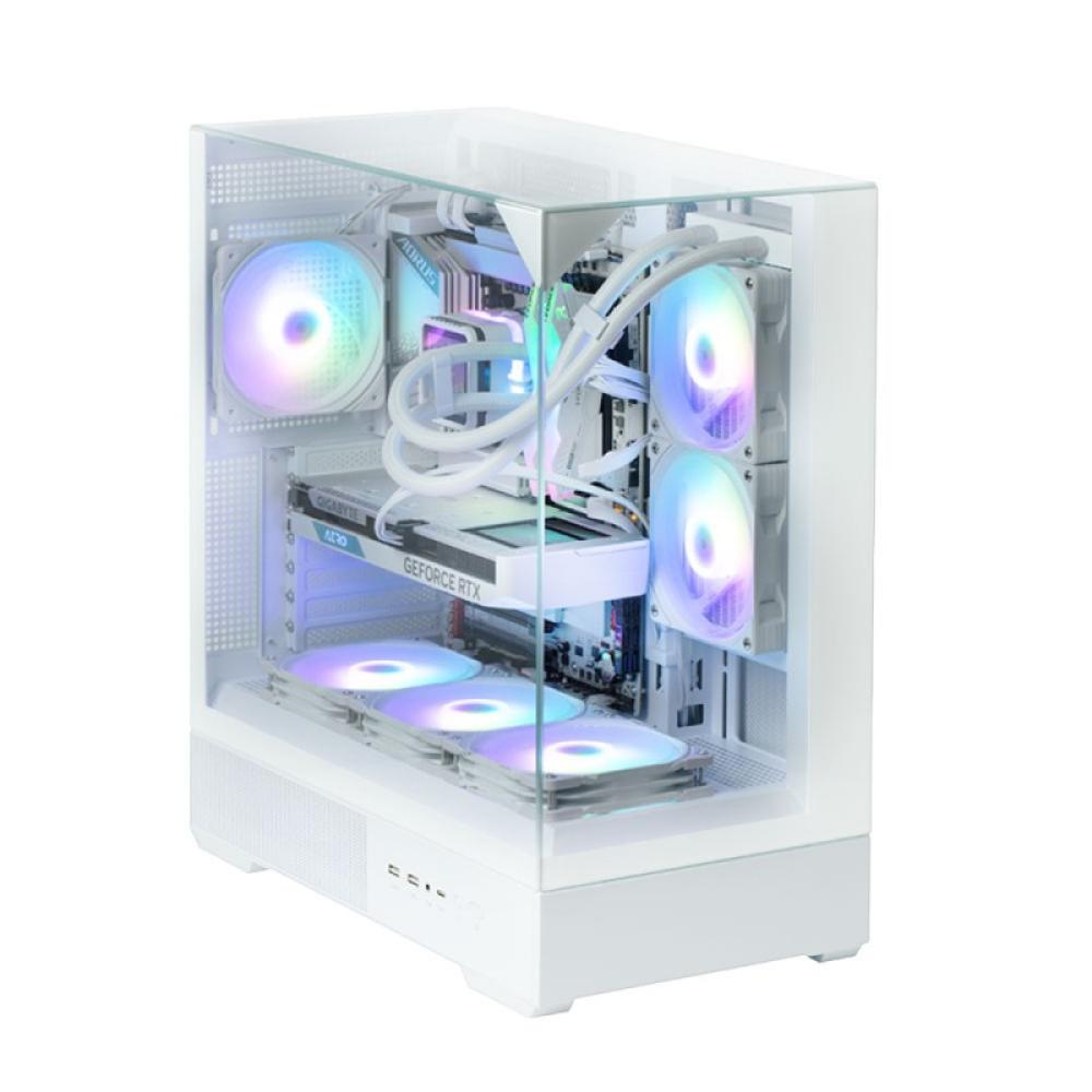 Zalman - P40 Prism White Midi Tower Blanco