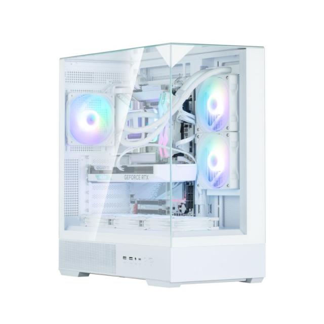 Zalman - P40 Prism White Midi Tower Blanco