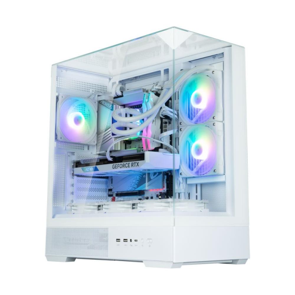 Zalman - P40 Prism White Midi Tower Blanco