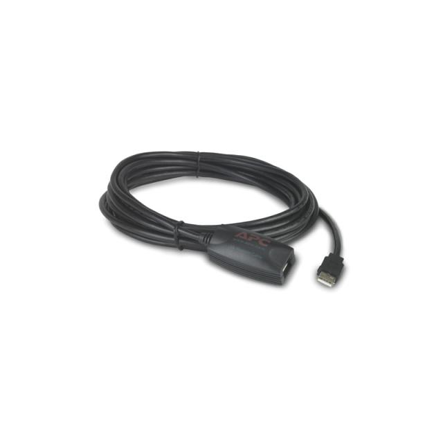 APC - NetBotz USB Latching Repeater Cable, LSZH - 5m cable USB 5,00 m USB A Negro