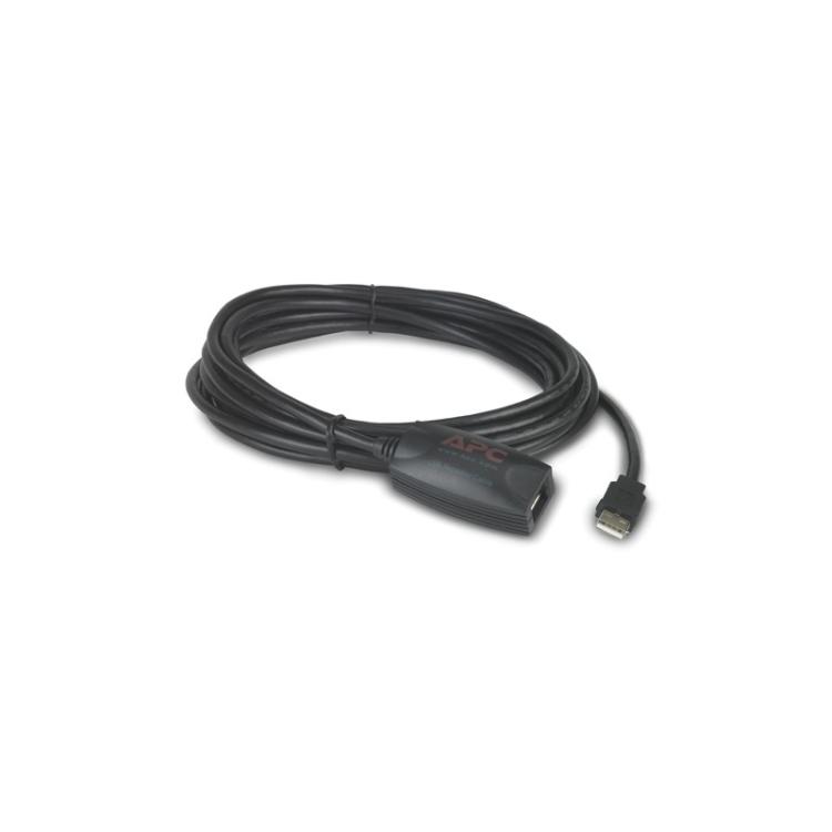 APC - NetBotz USB Latching Repeater Cable, LSZH - 5m cable USB 5,00 m USB A Negro