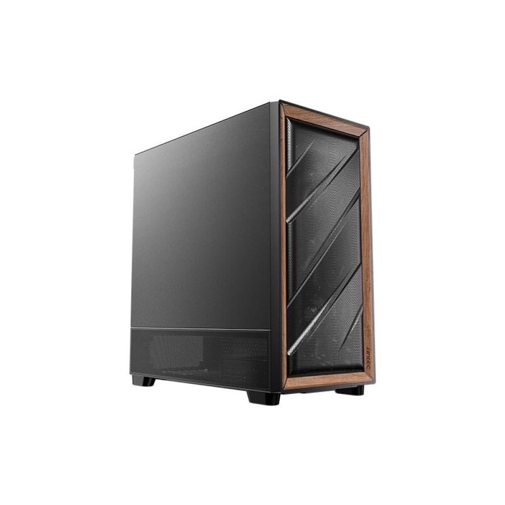 Antec - FLUX SE Midi Tower Negro, Madera