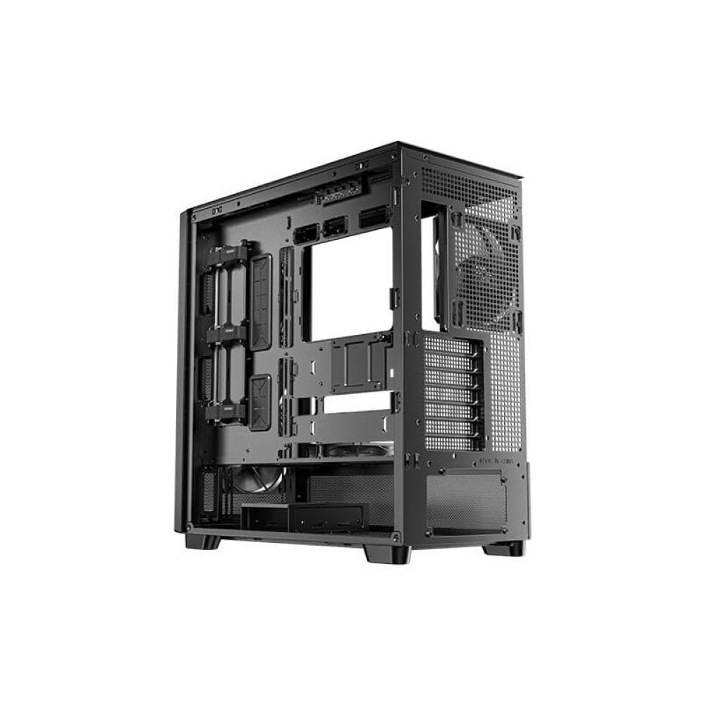 Antec - FLUX SE Midi Tower Negro, Madera