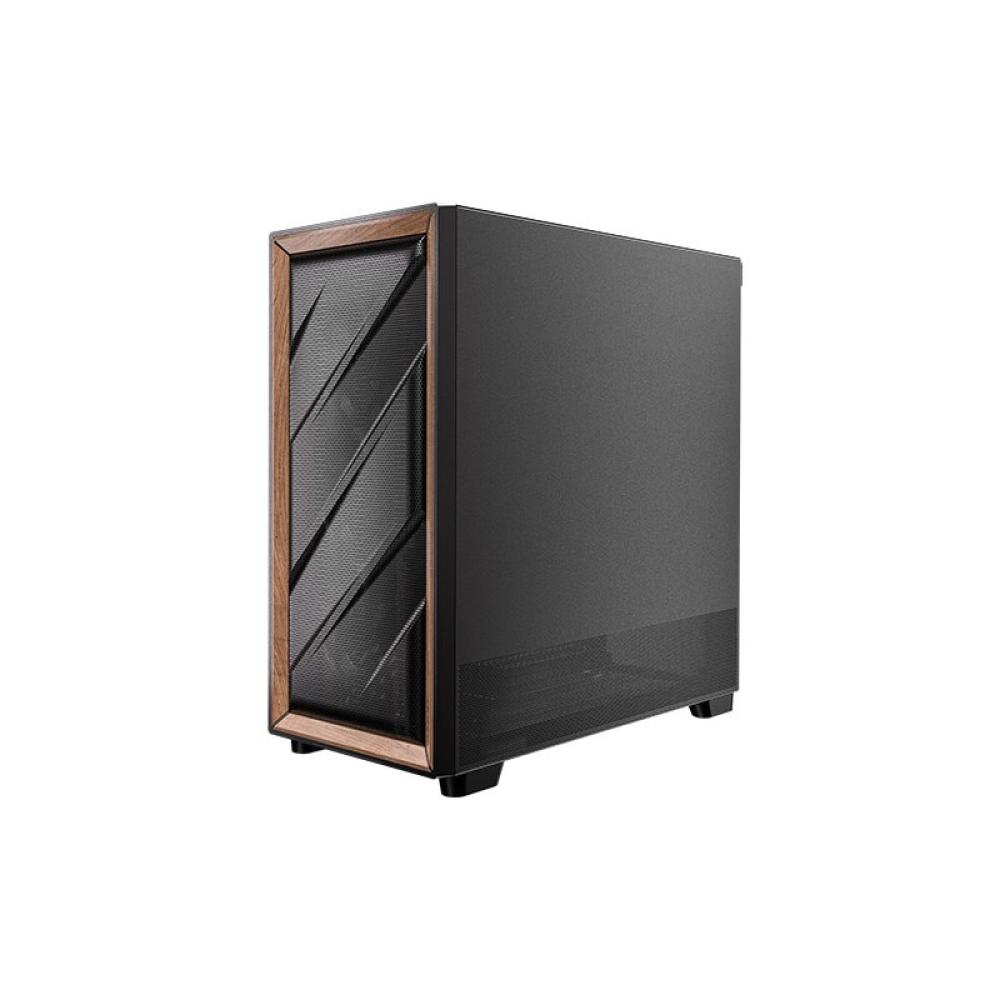 Antec - FLUX SE Midi Tower Negro, Madera