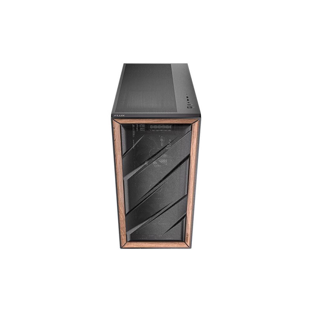Antec - FLUX SE Midi Tower Negro, Madera