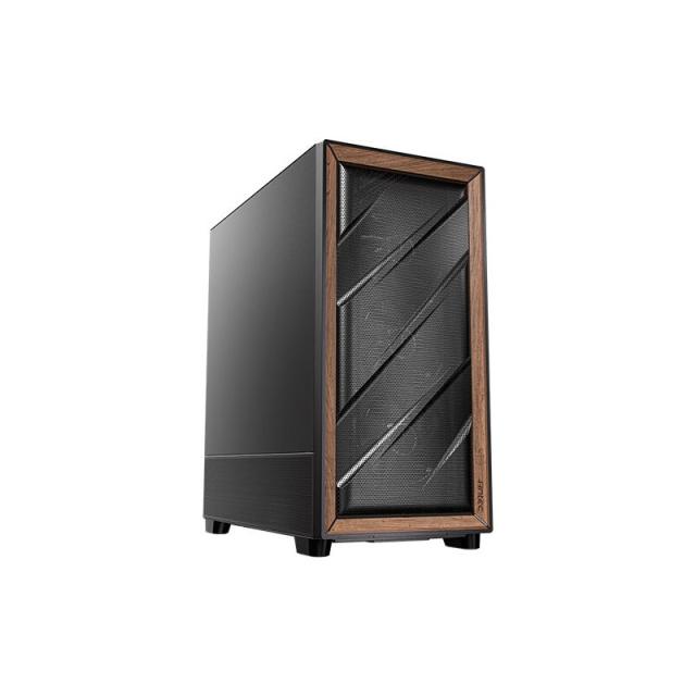 Antec - FLUX SE Midi Tower Negro, Madera