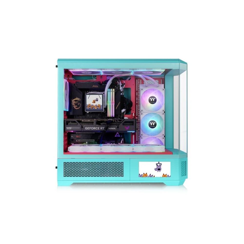 Thermaltake - CA-11H-00FLWN-00 carcasa de ordenador Full Tower Color menta