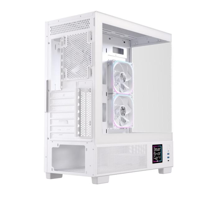 Einarex - EXCS-PR-51DR-W carcasa de ordenador Midi Tower Blanco