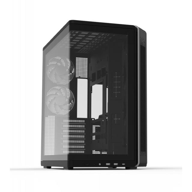 Zalman - P60 BLACK carcasa de ordenador Midi Tower Negro