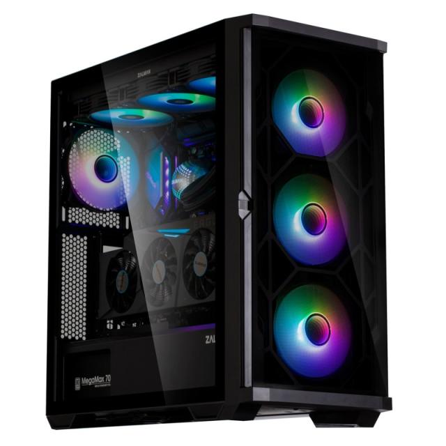 Zalman - Z10 DUO carcasa de ordenador Midi Tower Negro