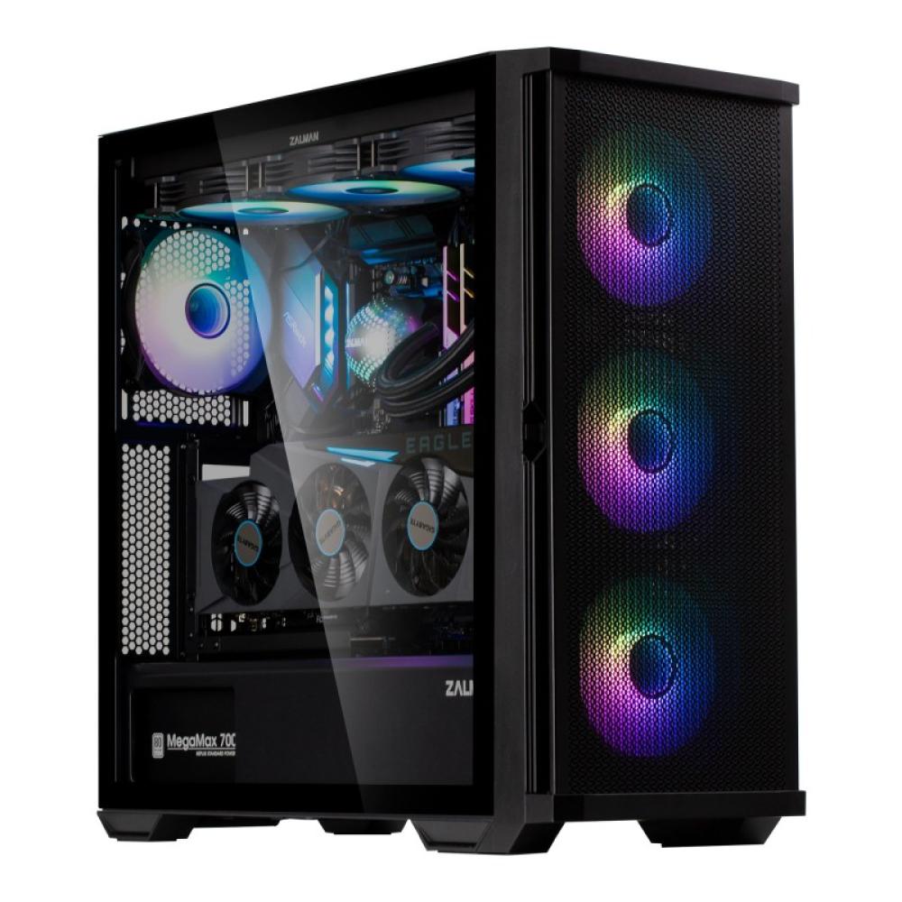 Zalman - Z10 DUO carcasa de ordenador Midi Tower Negro