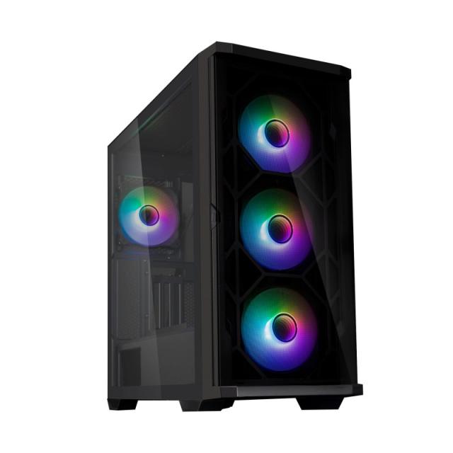Zalman - Z10 DUO carcasa de ordenador Midi Tower Negro