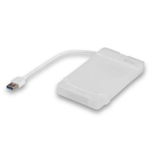 i-tec - MySafe USB 3.0 Easy 2.5" External Case – White
