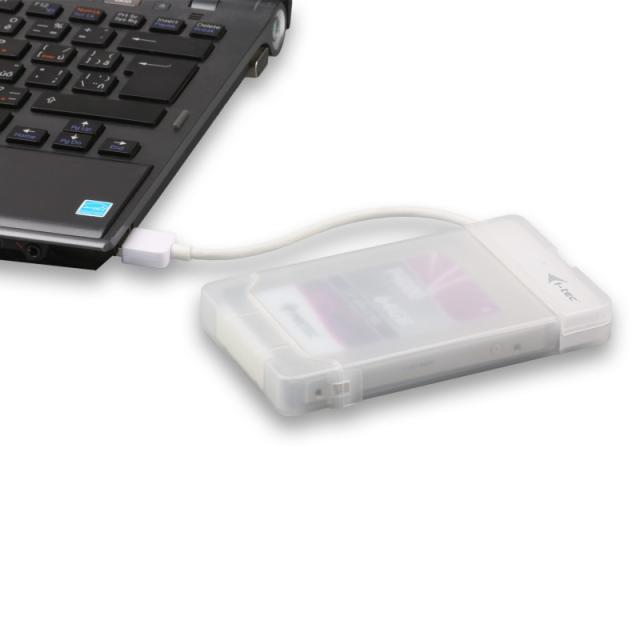 i-tec - MySafe USB 3.0 Easy 2.5" External Case – White