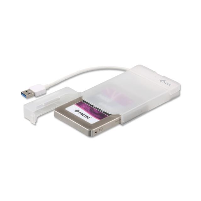 i-tec - MySafe USB 3.0 Easy 2.5" External Case – White