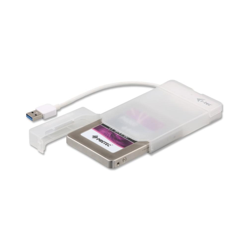i-tec - MySafe USB 3.0 Easy 2.5" External Case – White