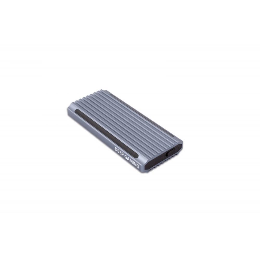 Deep Gaming - DG-MCM-NVME1 caja para disco duro externo Caja externa para unidad de estado sólido (SSD) Plata M.2